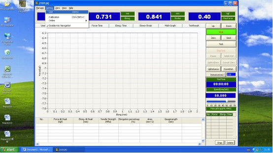 Used Universal Testing Machine with 2 Years Warranty 390mm Testing Width and 800mm-1200mm Tensile Stroke