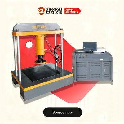 Computer Control Electro-hydraulic Servo Compression Tester | for Manhole Cover Strength Test | 2000kN Capacity