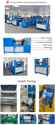 2 Inch Desktop Lab Rubber Open Two Roll Mixing Mill